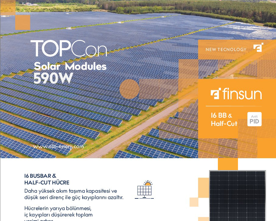 TOPCON GÜNEŞ PANELİ - DATASHEET